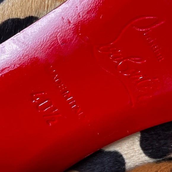 Christian Louboutin Leopard tri color booties 40.5 - Picture 8 of 12